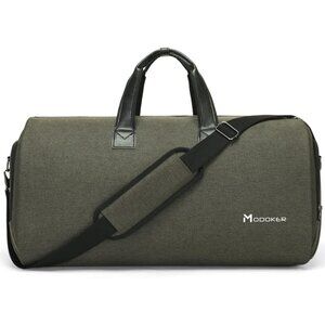 👑 Men Women Forest Night Convertible Garment Duffel Bag 2-in-1 Carry On